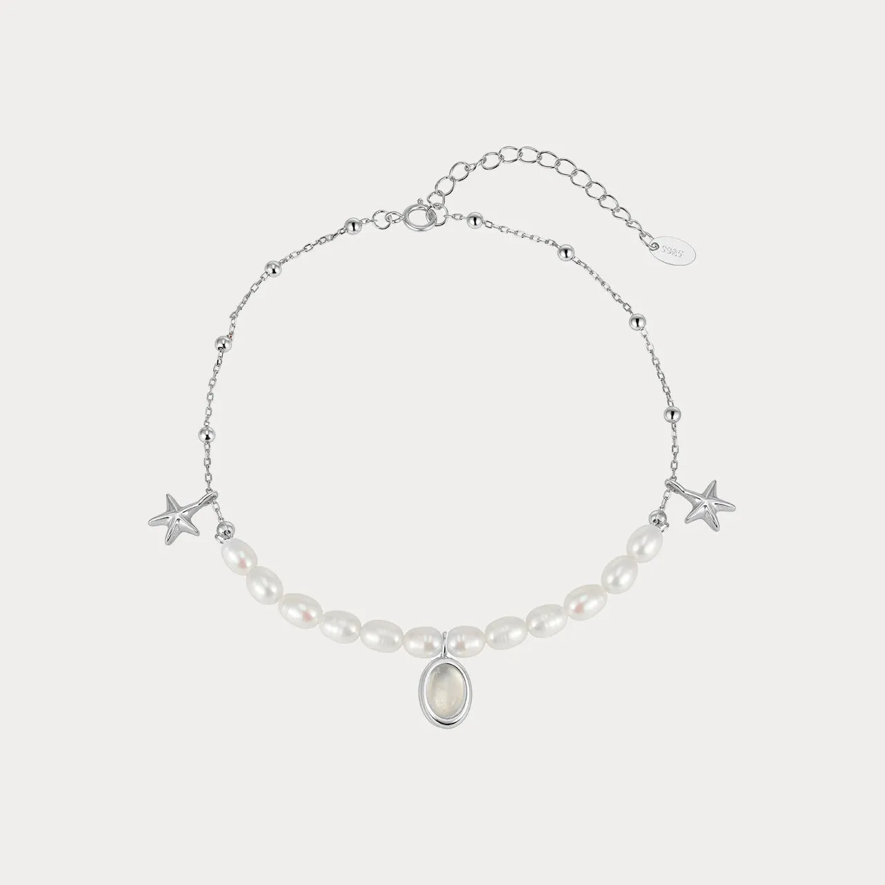 Starfish and Pearl Anklet sold by Selenichast product image thumbnail 2
