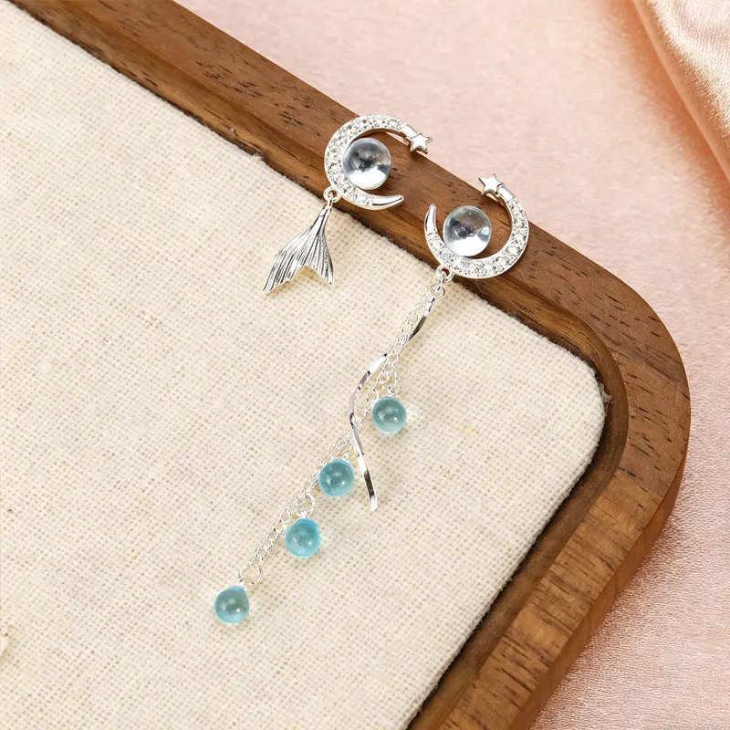 Mermaid Dangling Earrings sold by Selenichast product image thumbnail 2