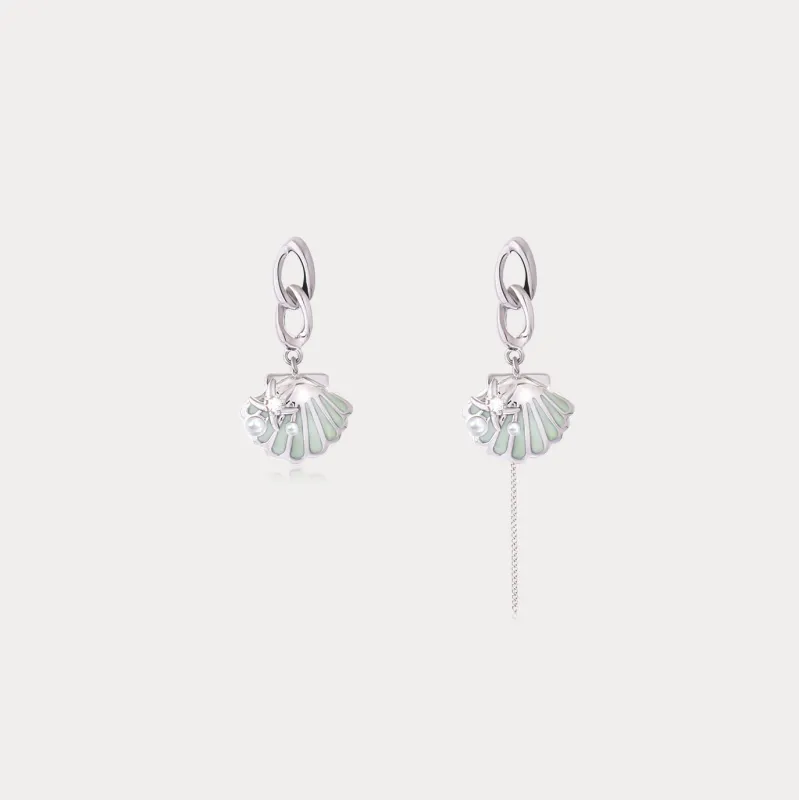 Shell Drop Earrings made by Selenichast