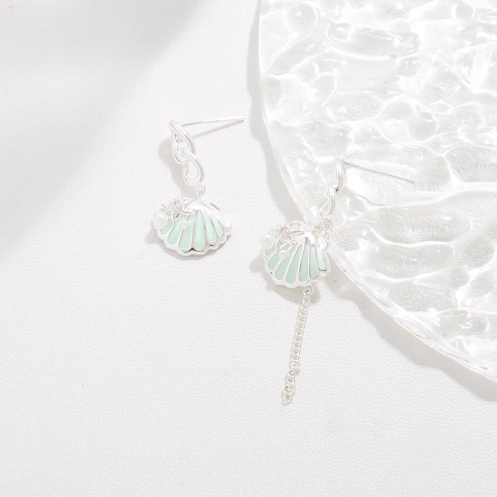 Shell Drop Earrings sold by Selenichast product image thumbnail 3