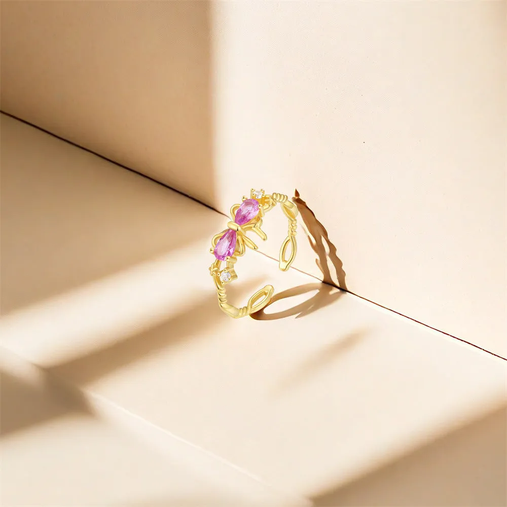 Pink Bow Ring sold by Selenichast product image thumbnail 3