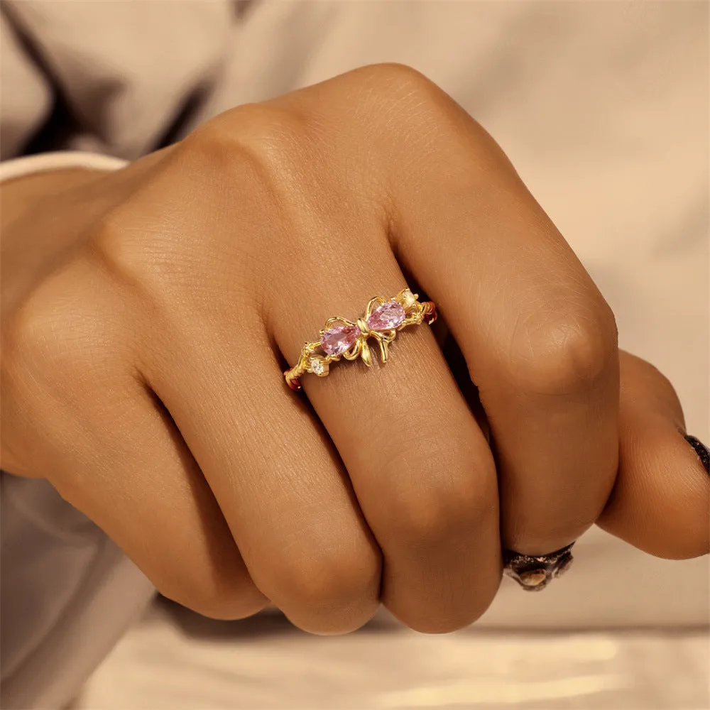 Pink Bow Ring sold by Selenichast product image thumbnail 2