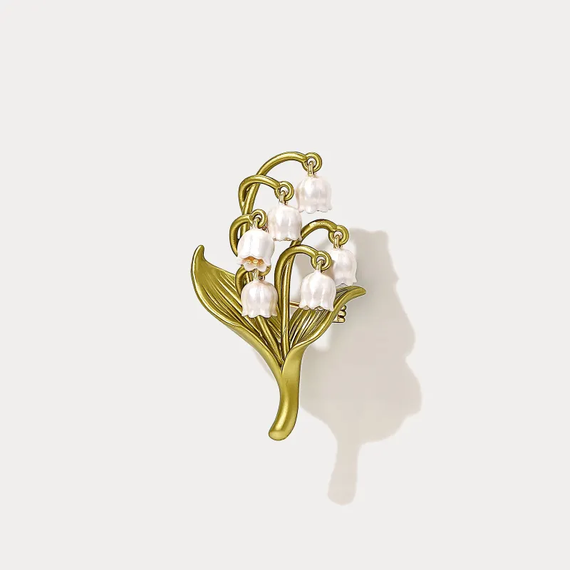 Lily of the Valley Brooch made by Selenichast