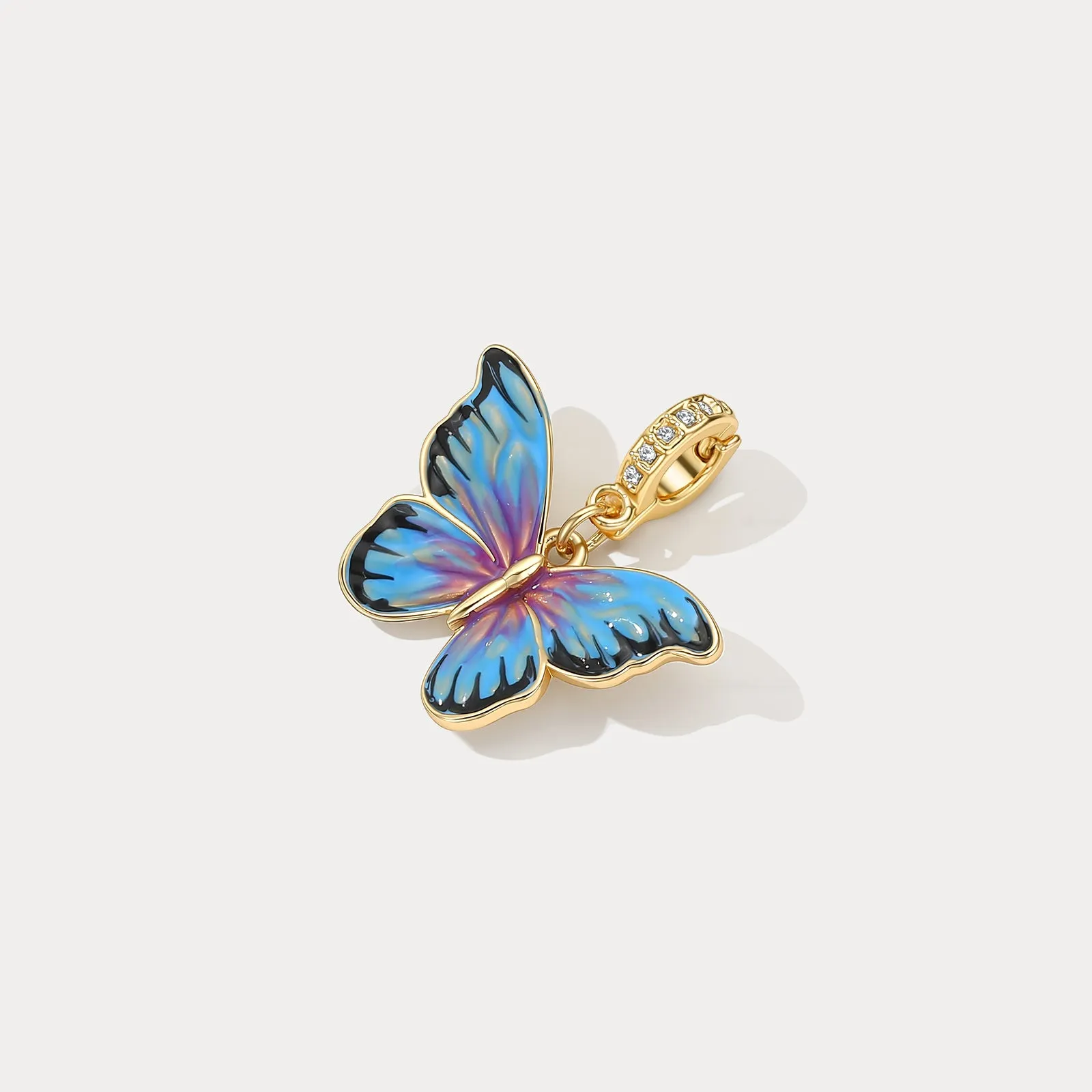 Bluish Violet Butterfly Charm sold by Selenichast product image thumbnail 2