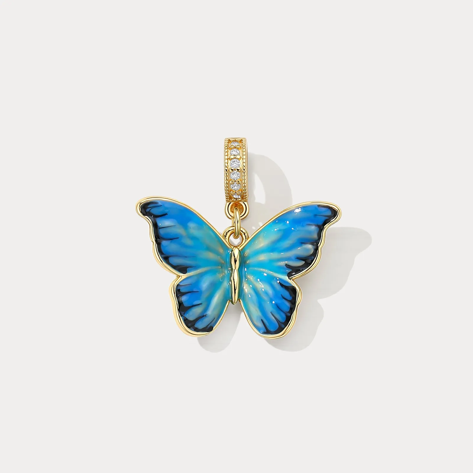 Blue Butterfly Charm sold by Selenichast