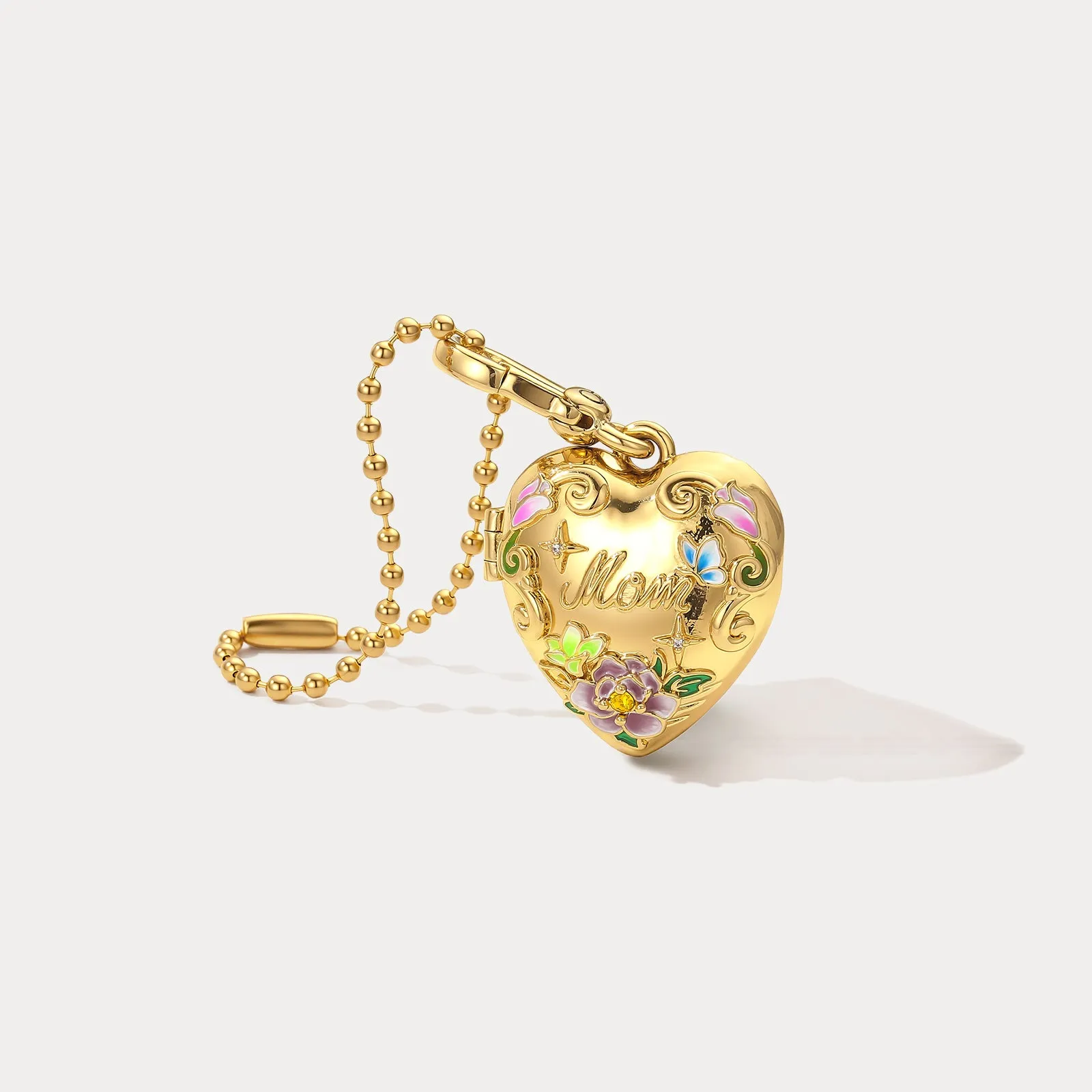 Mom Heart Locket Charm sold by Selenichast product image thumbnail 3