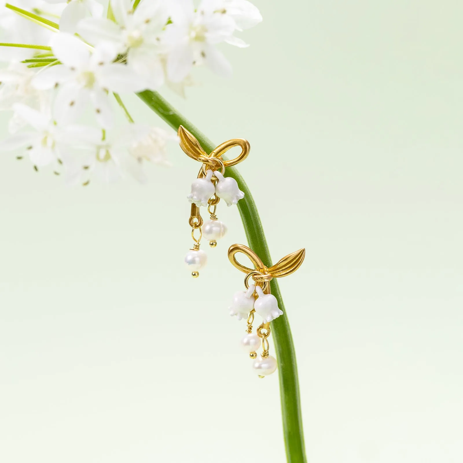 Lily of the Valley Jewelry Set with Gift Wrapping sold by Selenichast product image thumbnail 2