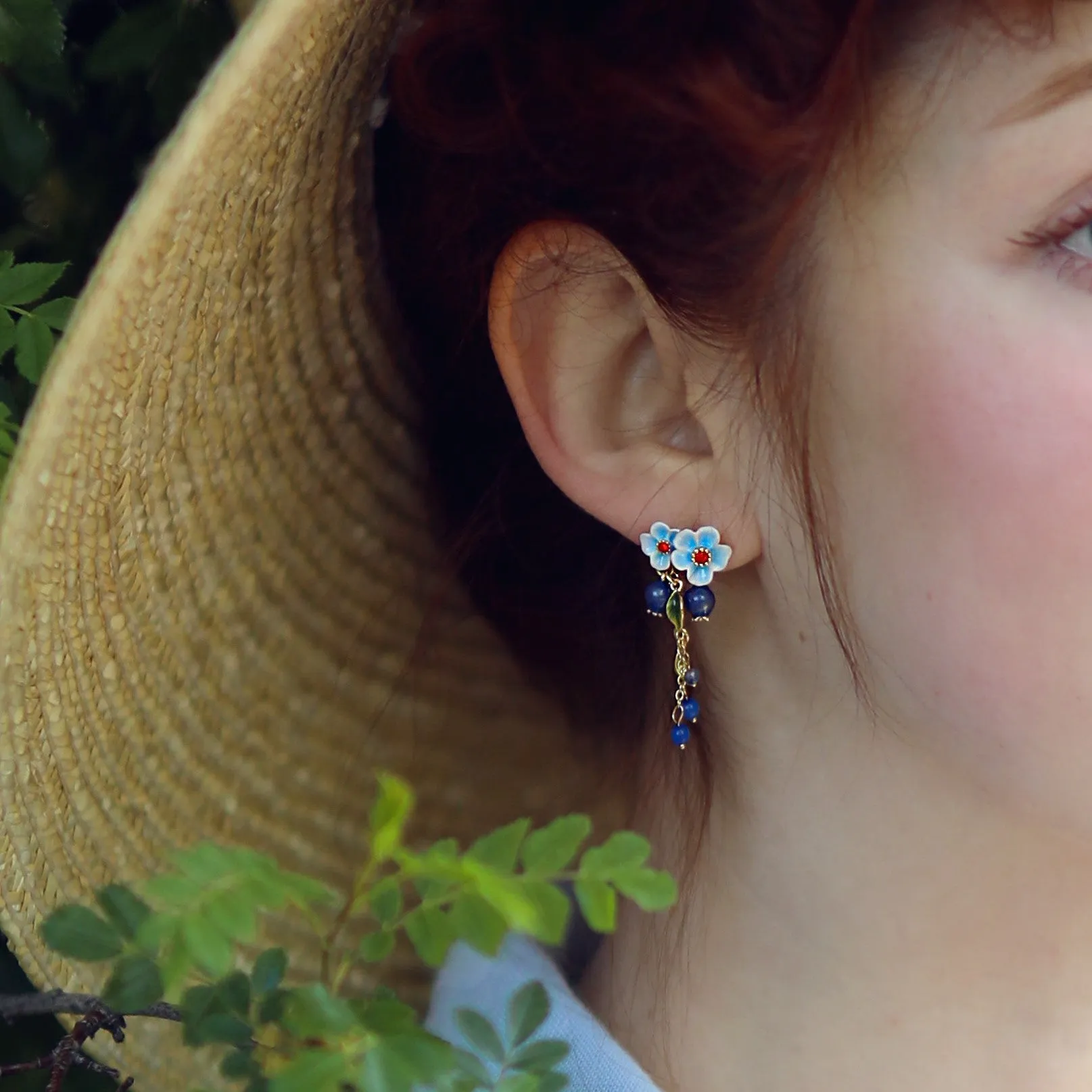 Blueberry Blossom Jewelry Set with Gift Wrapping sold by Selenichast product image thumbnail 3