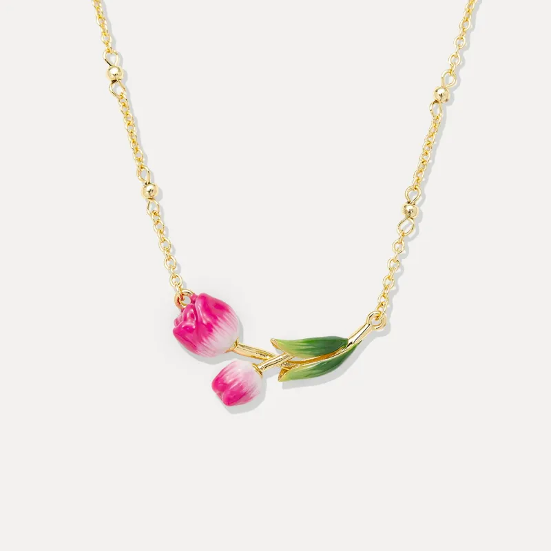 Tulip Necklace made by Selenichast