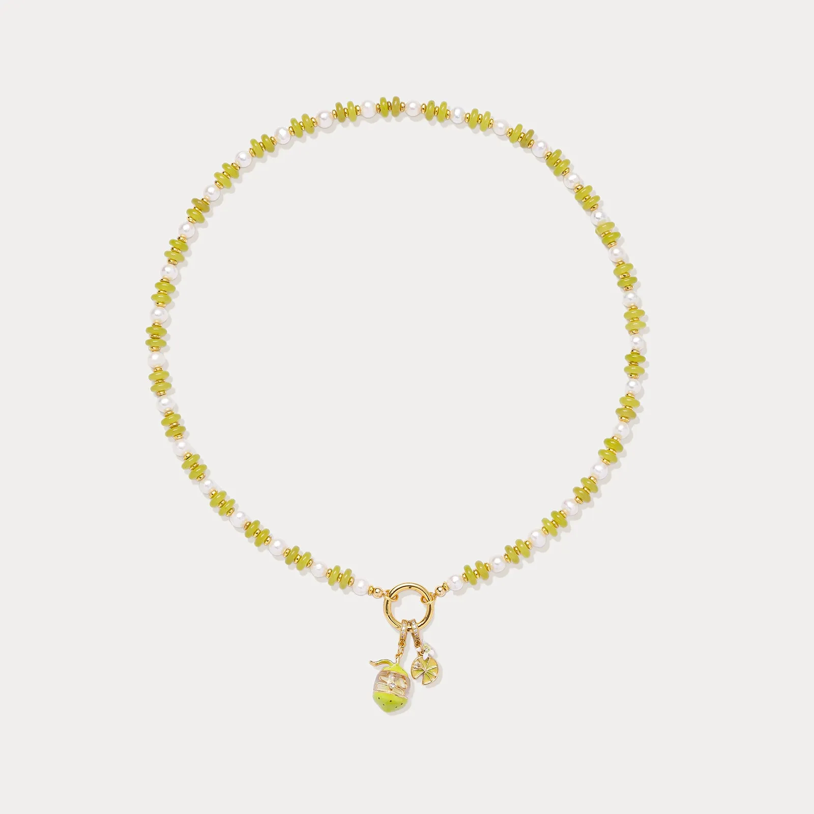 Green Beaded Necklace sold by Selenichast product image thumbnail 4