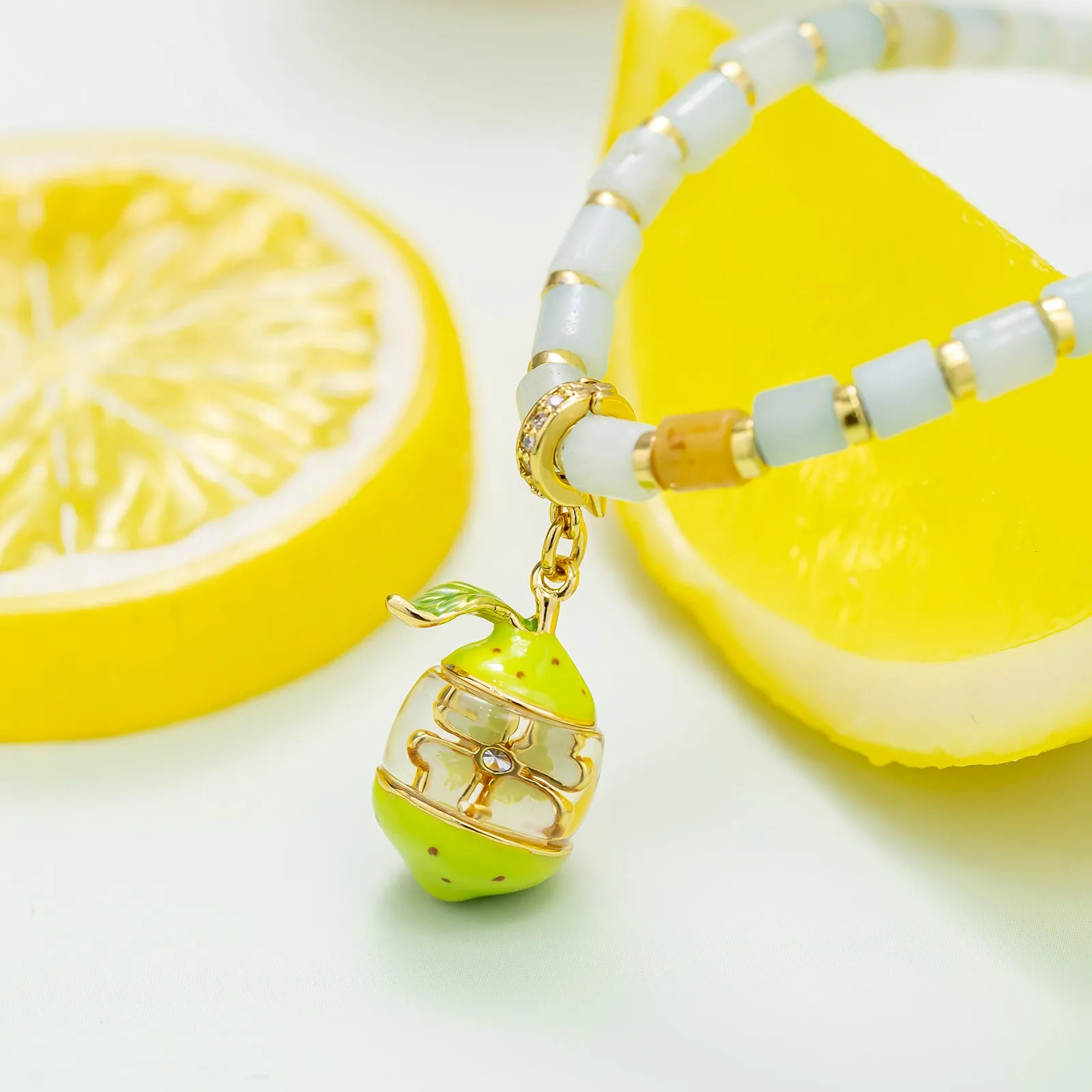 Chalcedony Bead Necklace sold by Selenichast product image thumbnail 2