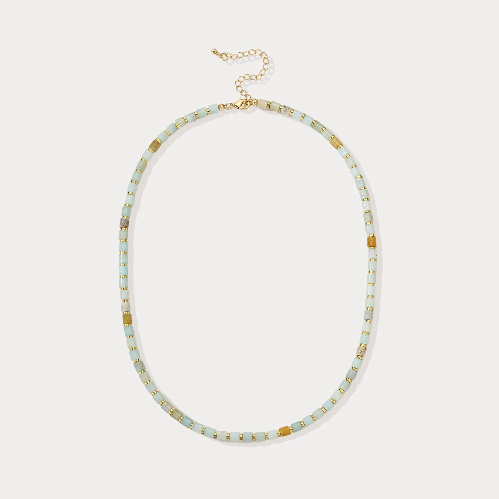 Chalcedony Bead Necklace sold by Selenichast product image thumbnail 5