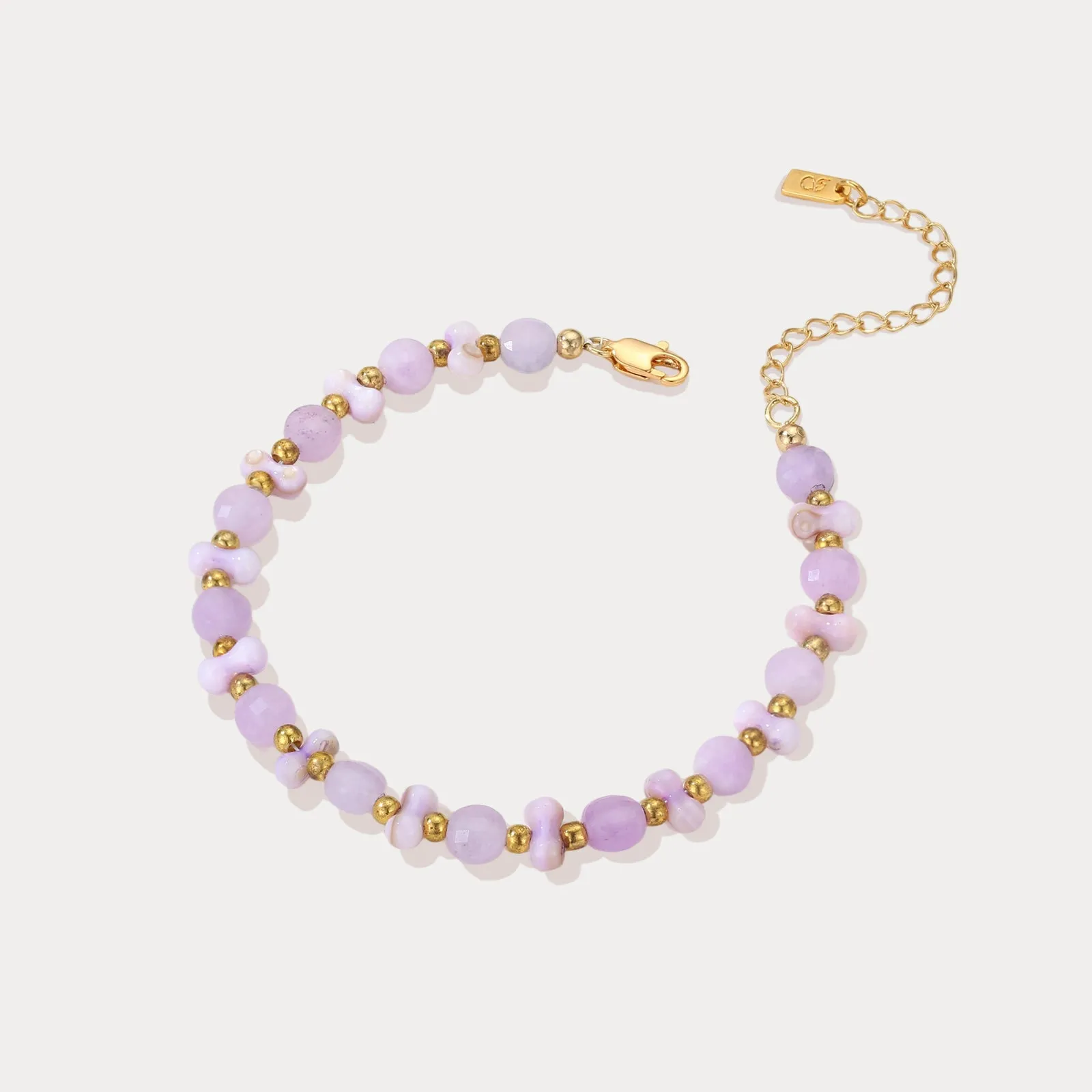 Amethyst Beaded Bracelet sold by Selenichast product image thumbnail 5