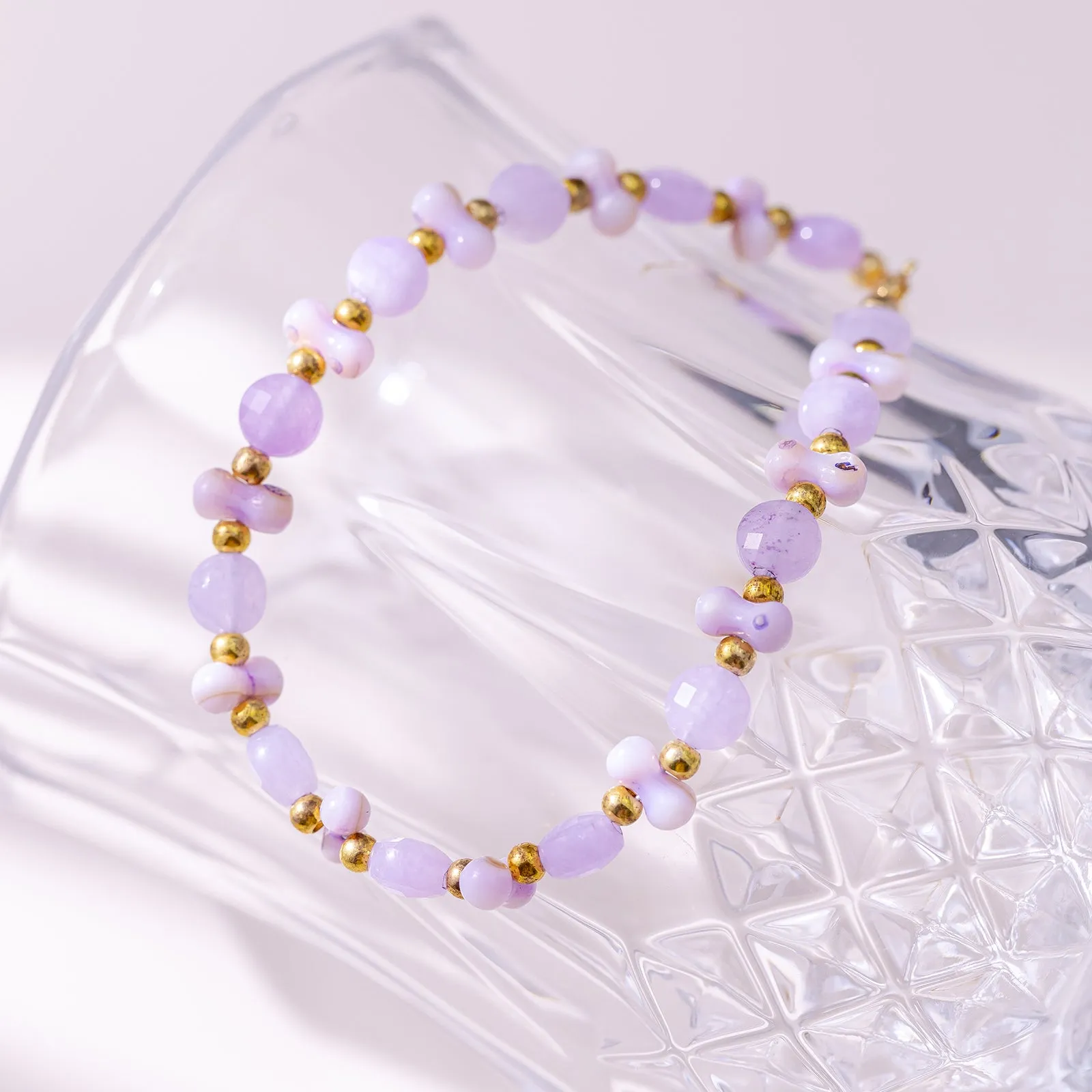 Amethyst Beaded Bracelet sold by Selenichast product image thumbnail 2