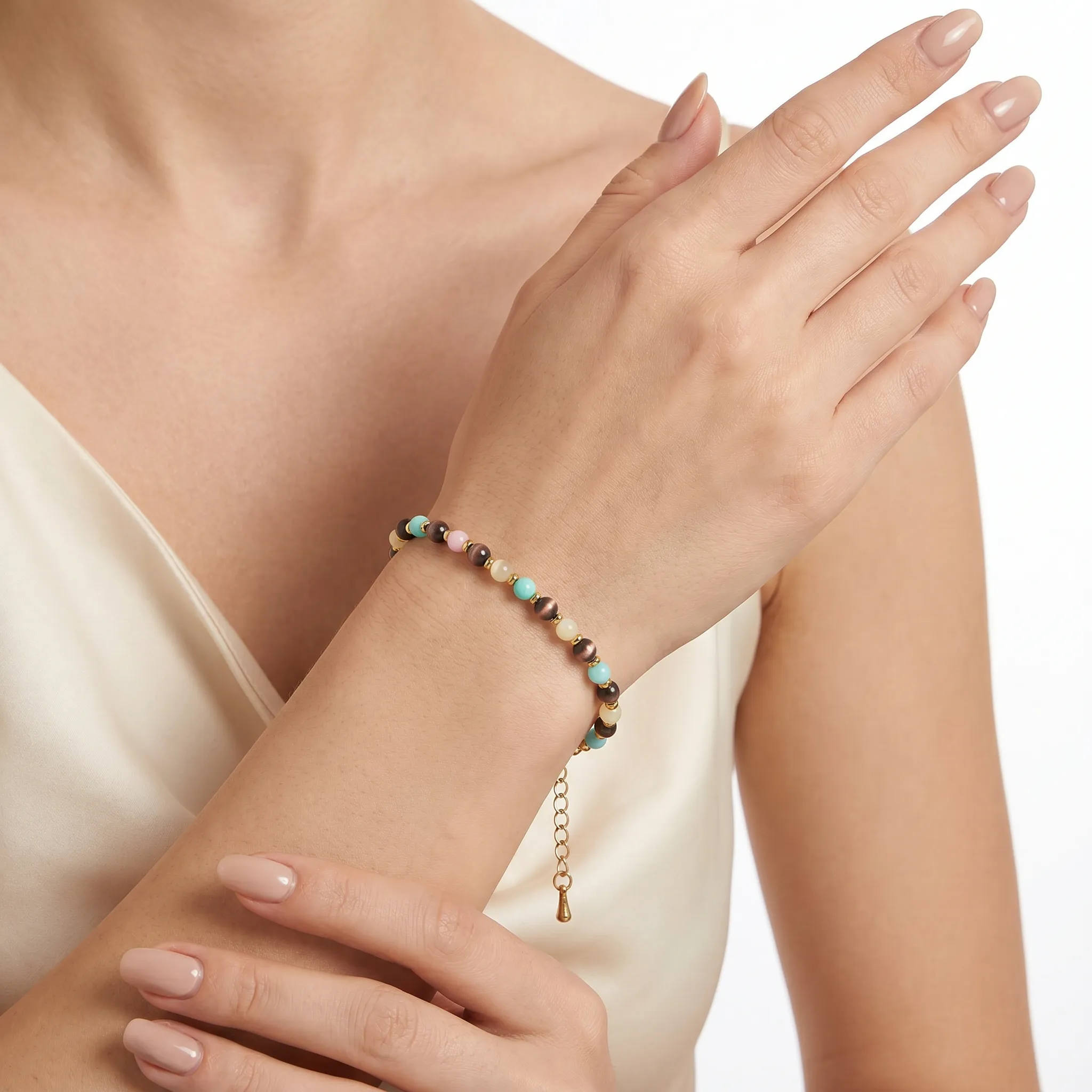 Tiger Eye Bead Bracelet sold by Selenichast product image thumbnail 2