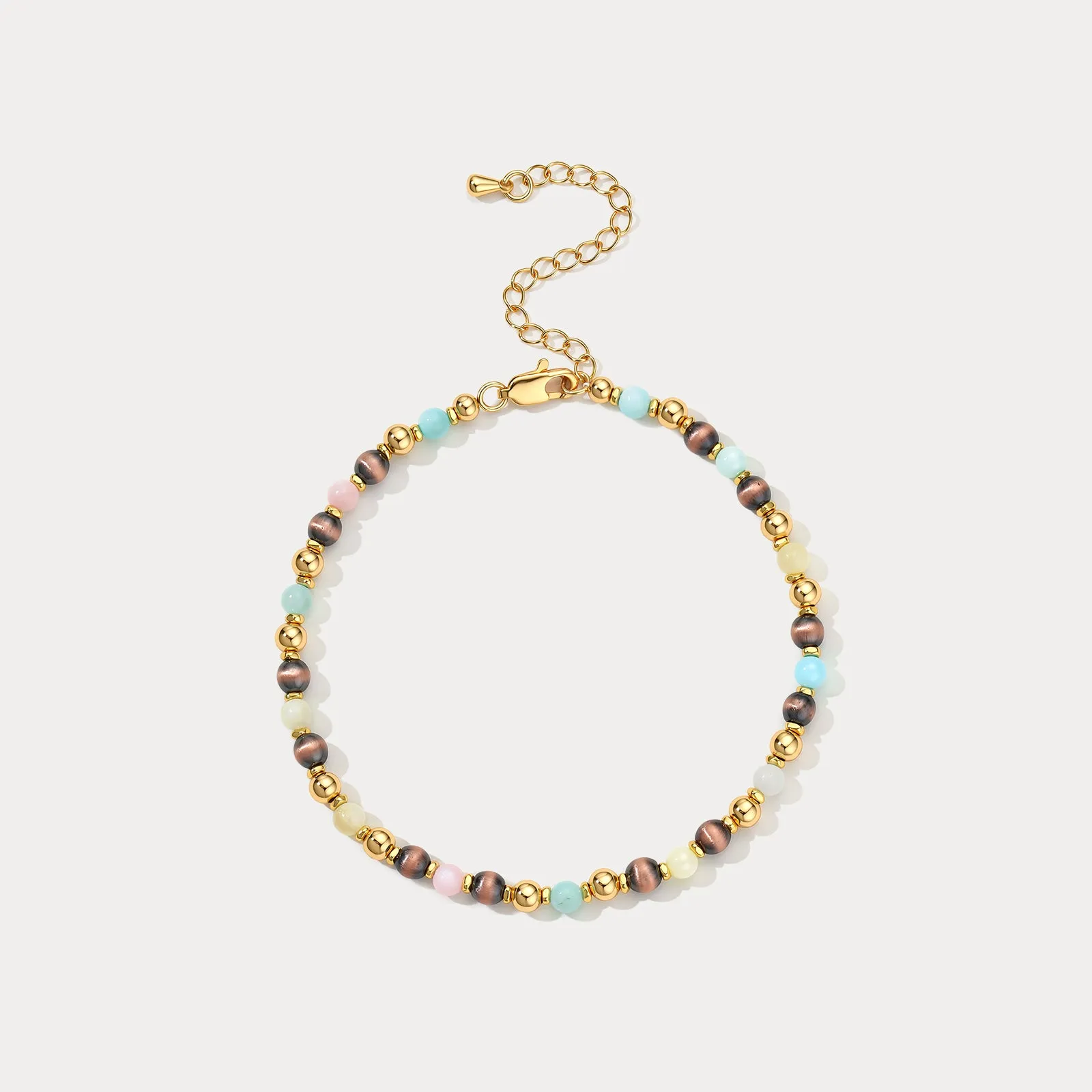 Tiger Eye Bead Bracelet sold by Selenichast