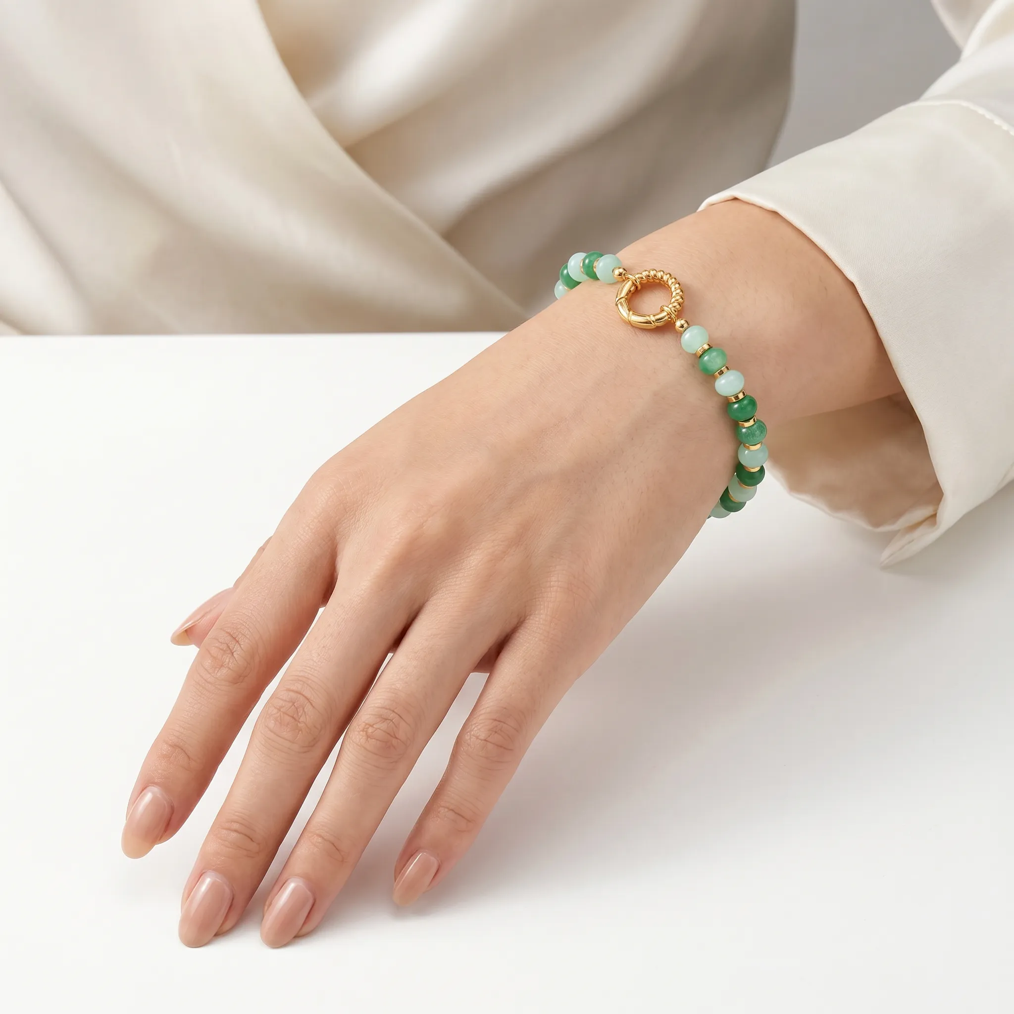 Green Aventurine Bracelet sold by Selenichast product image thumbnail 4