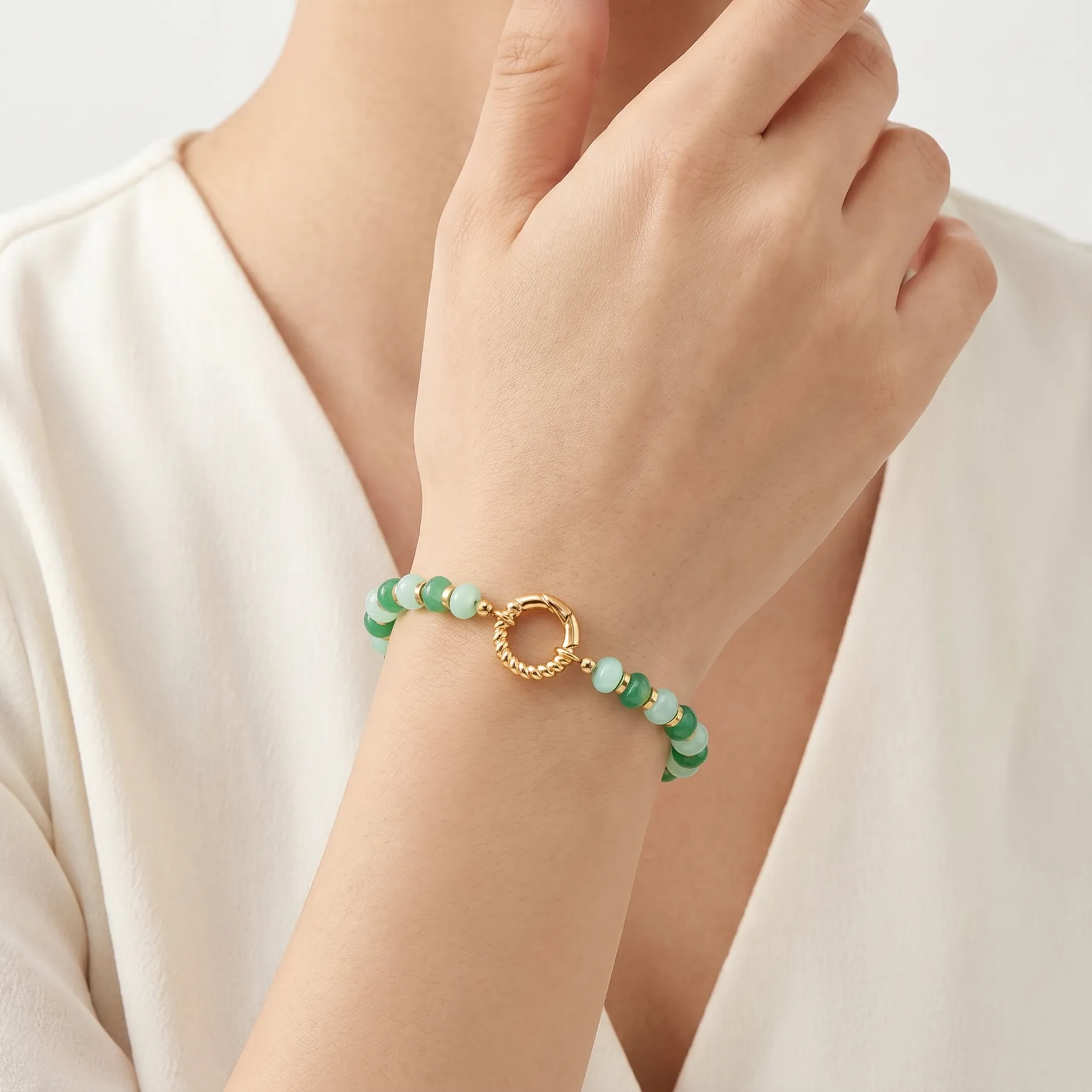 Green Aventurine Bracelet sold by Selenichast product image thumbnail 3