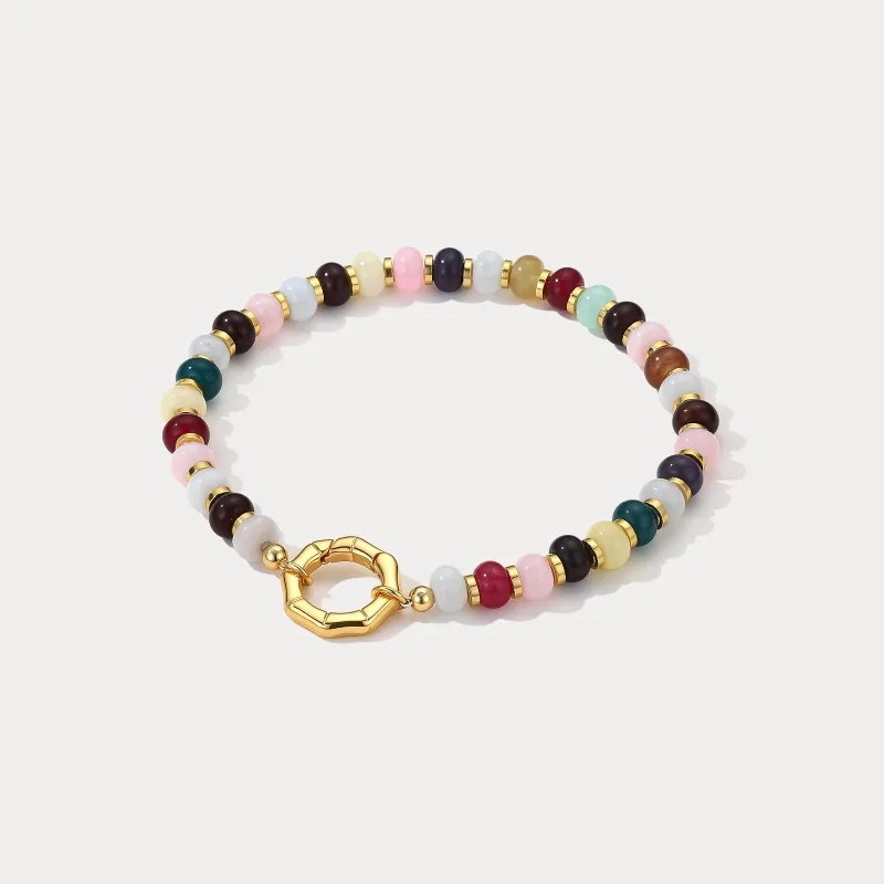 Multi Beaded Bracelet made by Selenichast