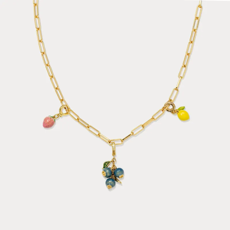 Fruit Charm Necklace made by Selenichast