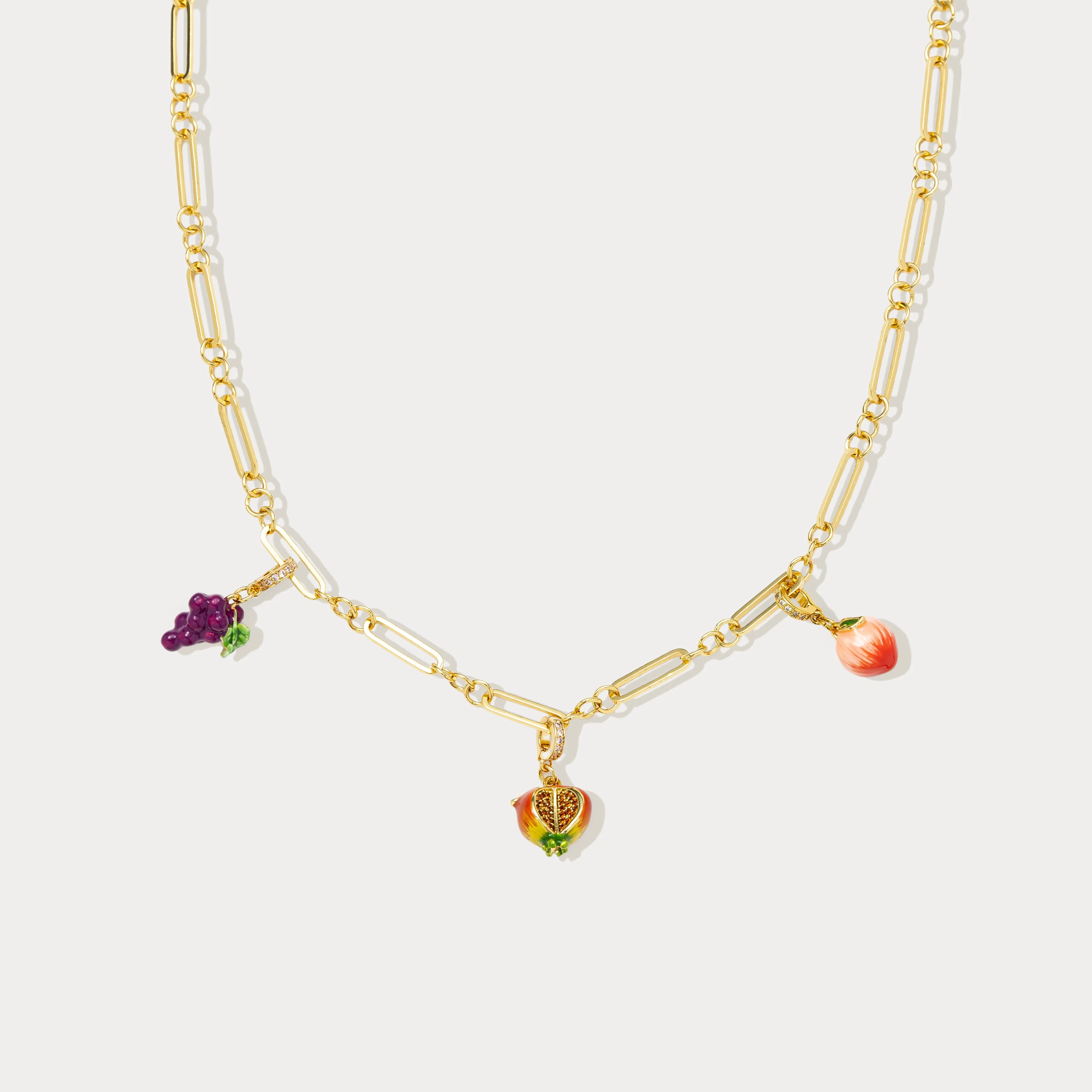 Fruit Charm Necklace sold by Selenichast