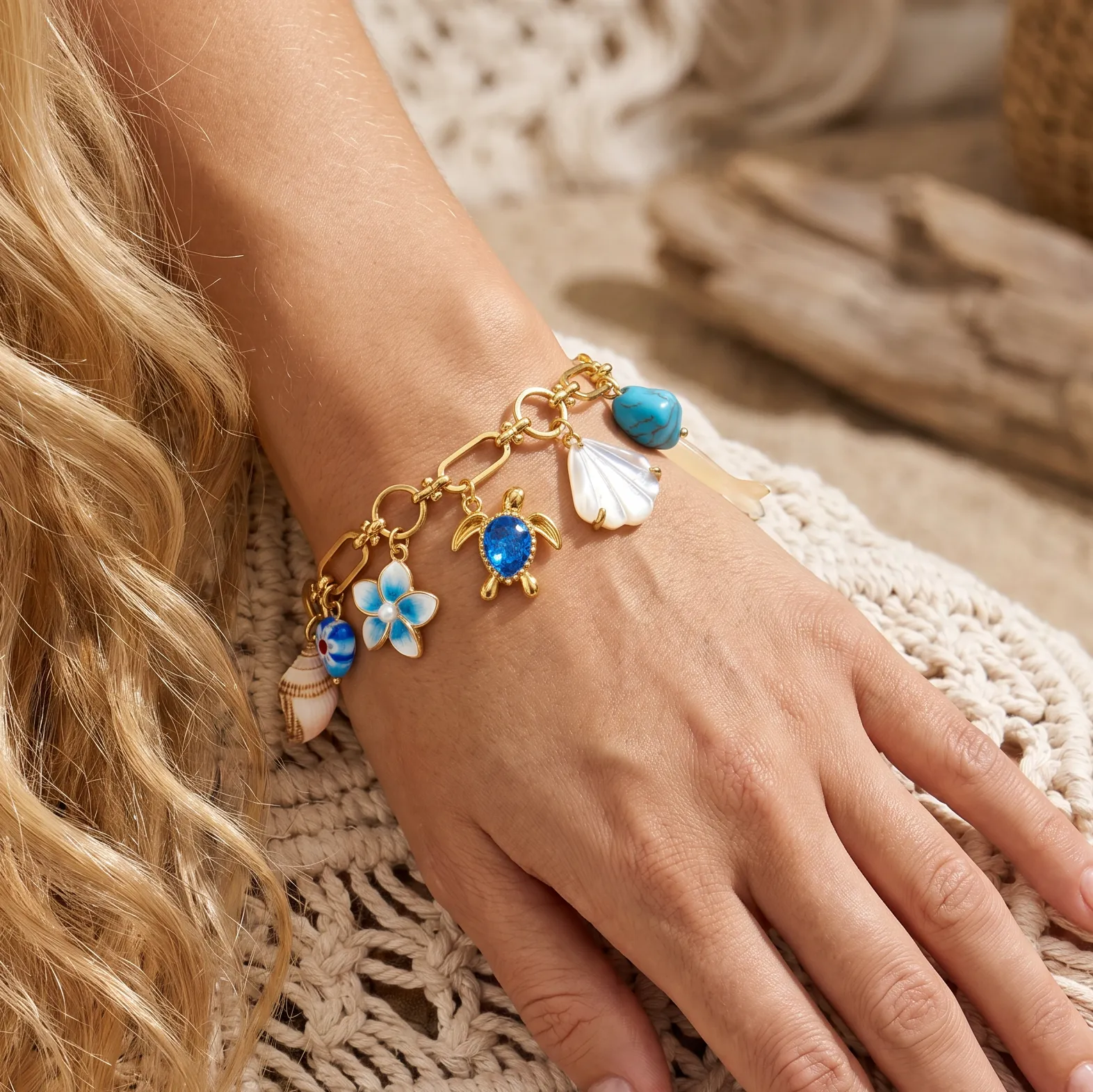 Ocean Bracelet sold by Selenichast product image thumbnail 3