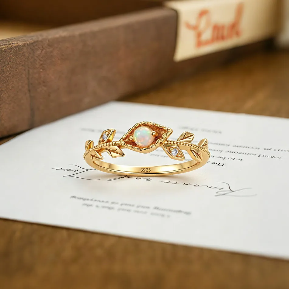 Opal Evil Eye Ring sold by Selenichast product image thumbnail 4
