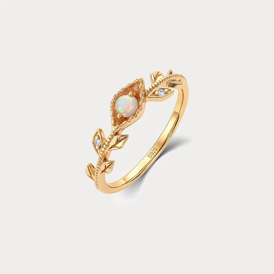 Opal Evil Eye Ring sold by Selenichast