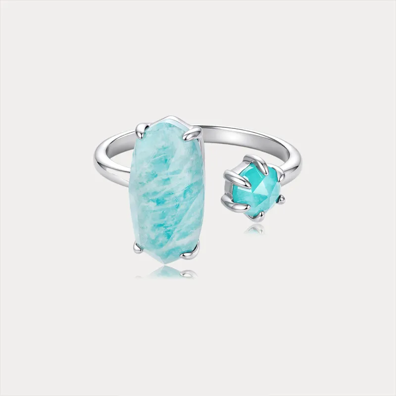 Amazonite Ring made by Selenichast