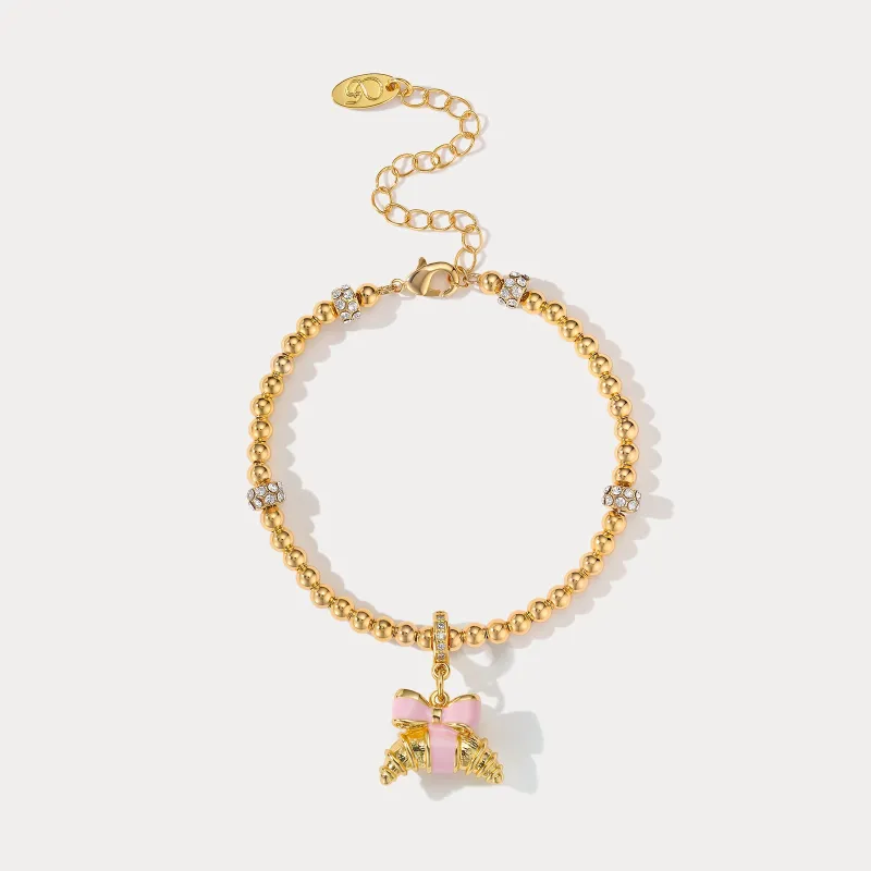 Croissant Beaded Bracelet made by Selenichast