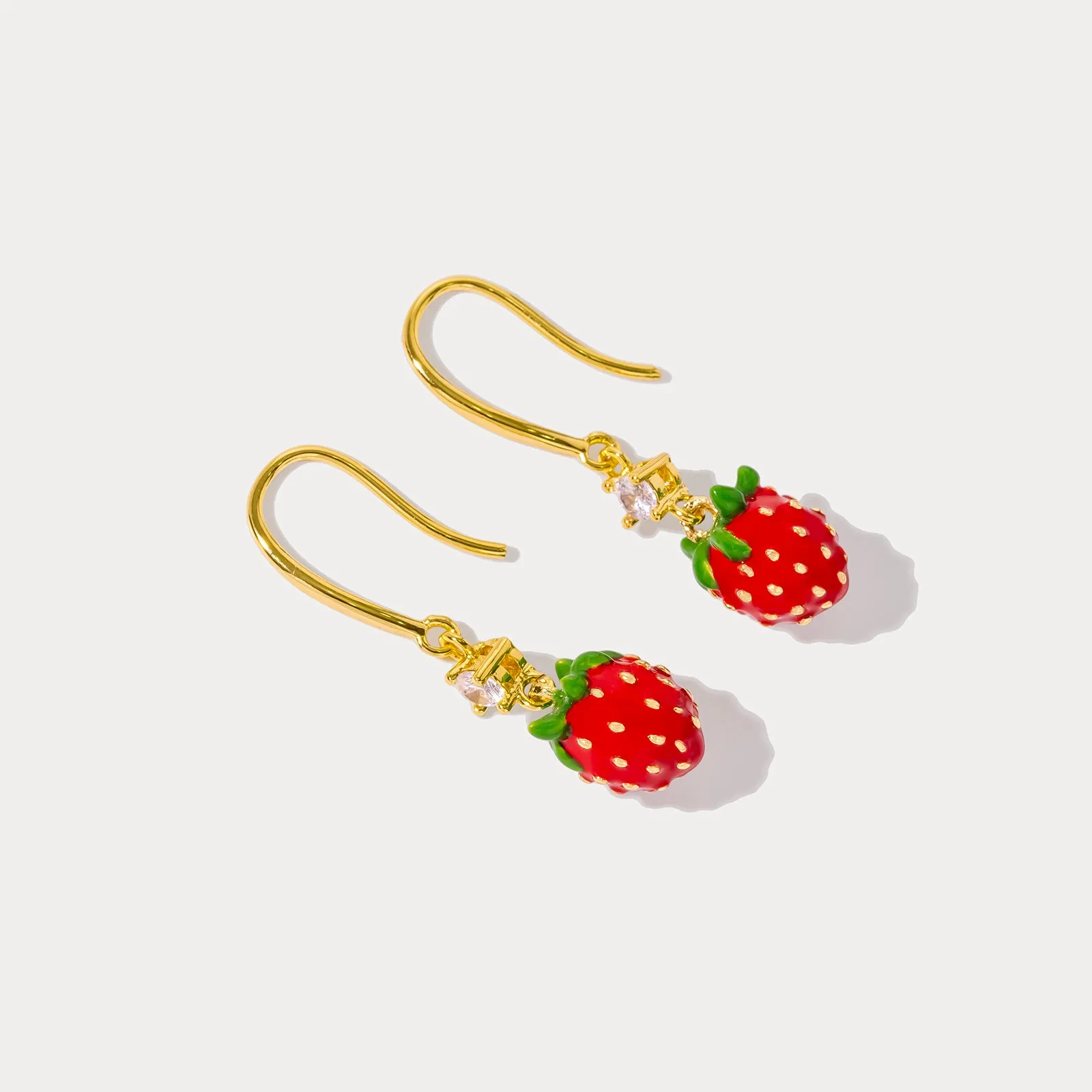 Strawberry Earrings sold by Selenichast product image thumbnail 5