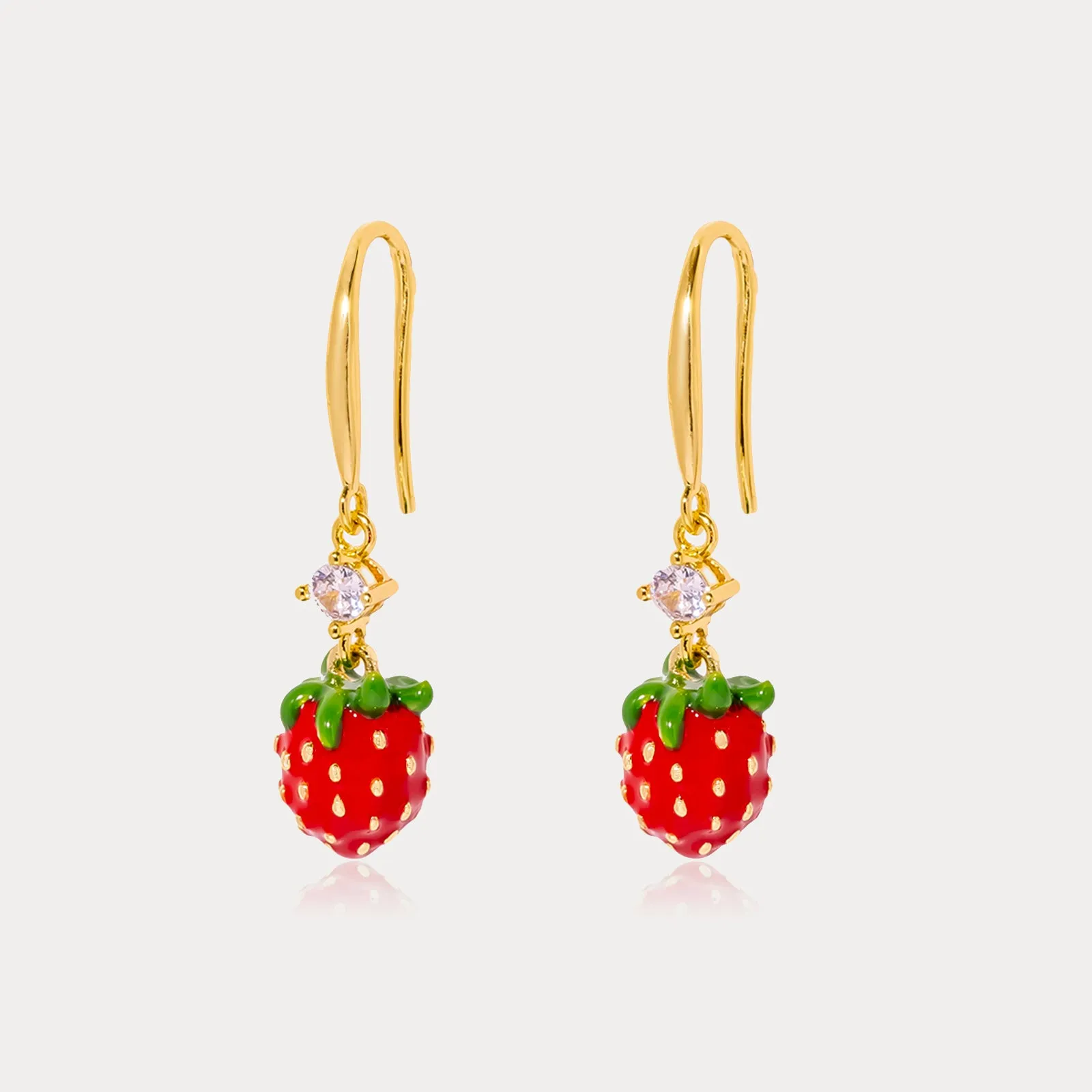 Strawberry Earrings sold by Selenichast