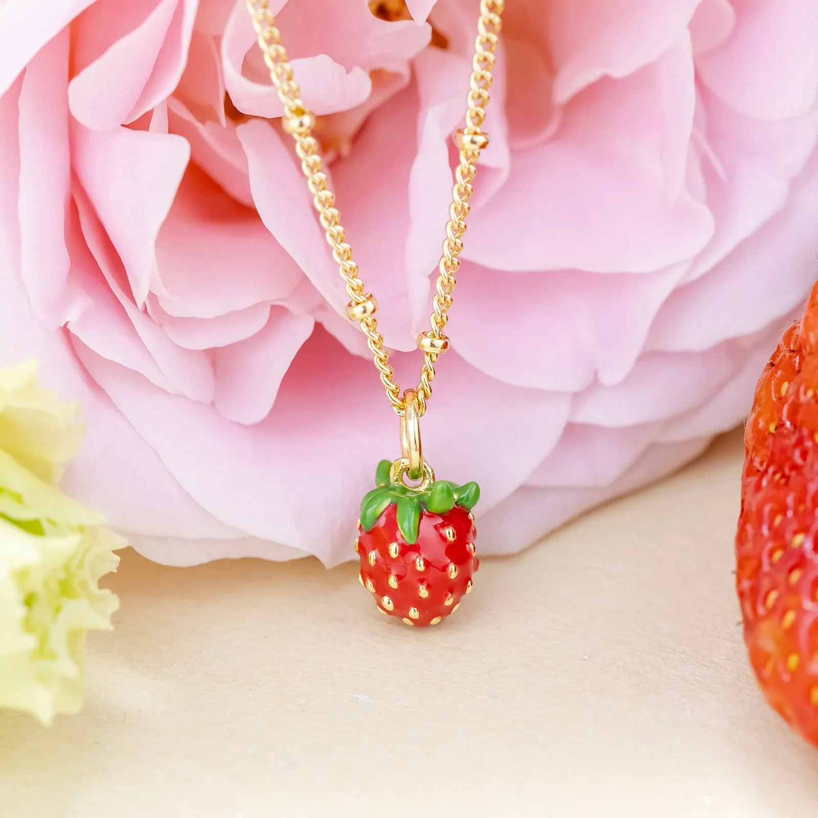 Strawberry Necklace sold by Selenichast product image thumbnail 2