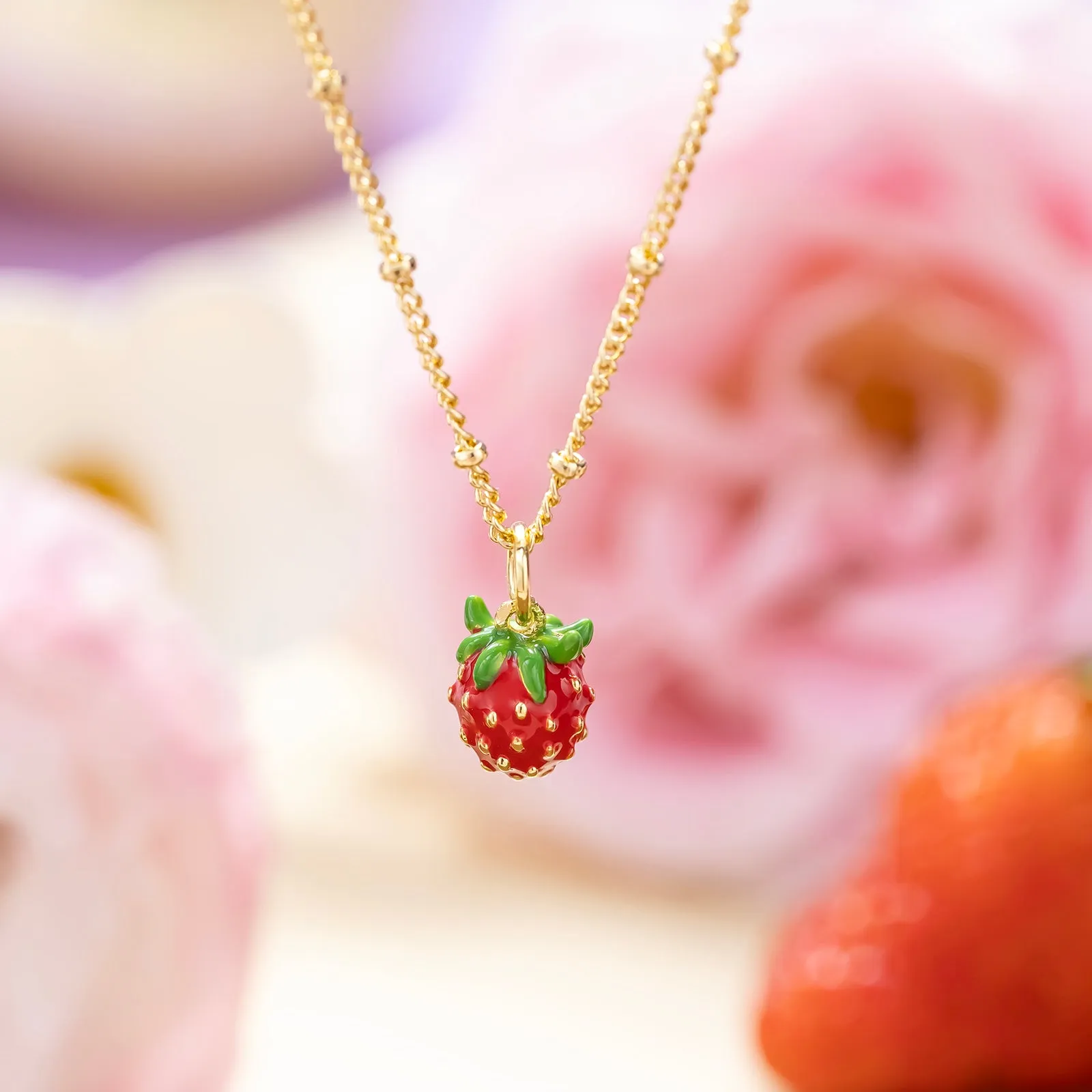 Strawberry Necklace sold by Selenichast product image thumbnail 5
