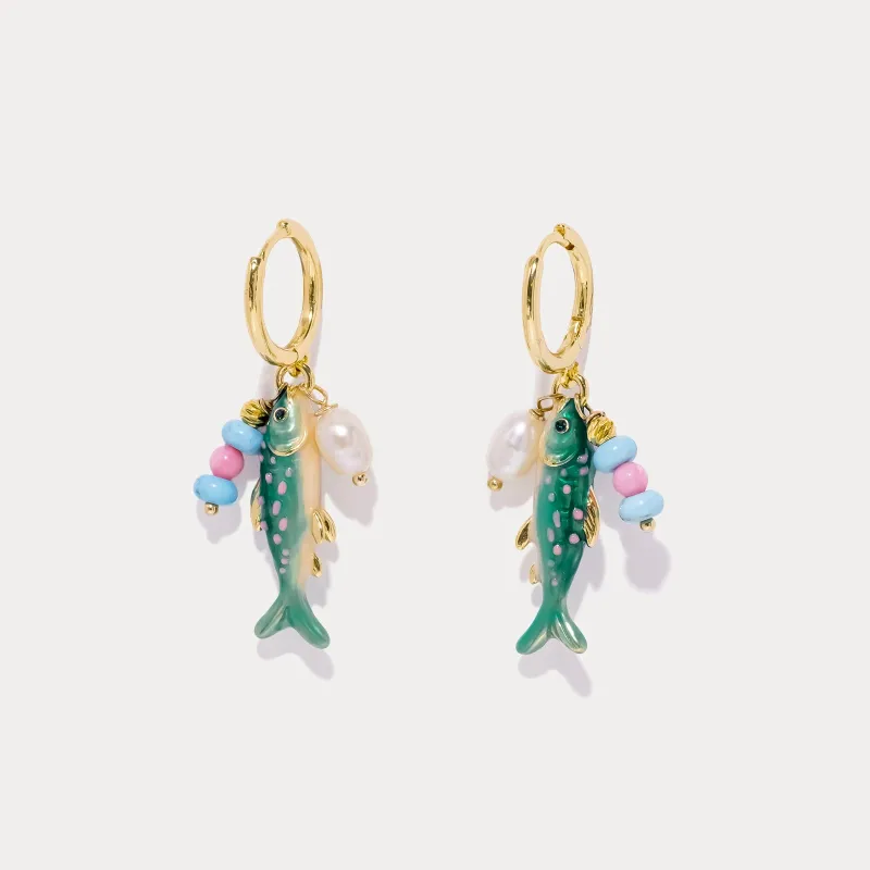 Sardine Earrings made by Selenichast