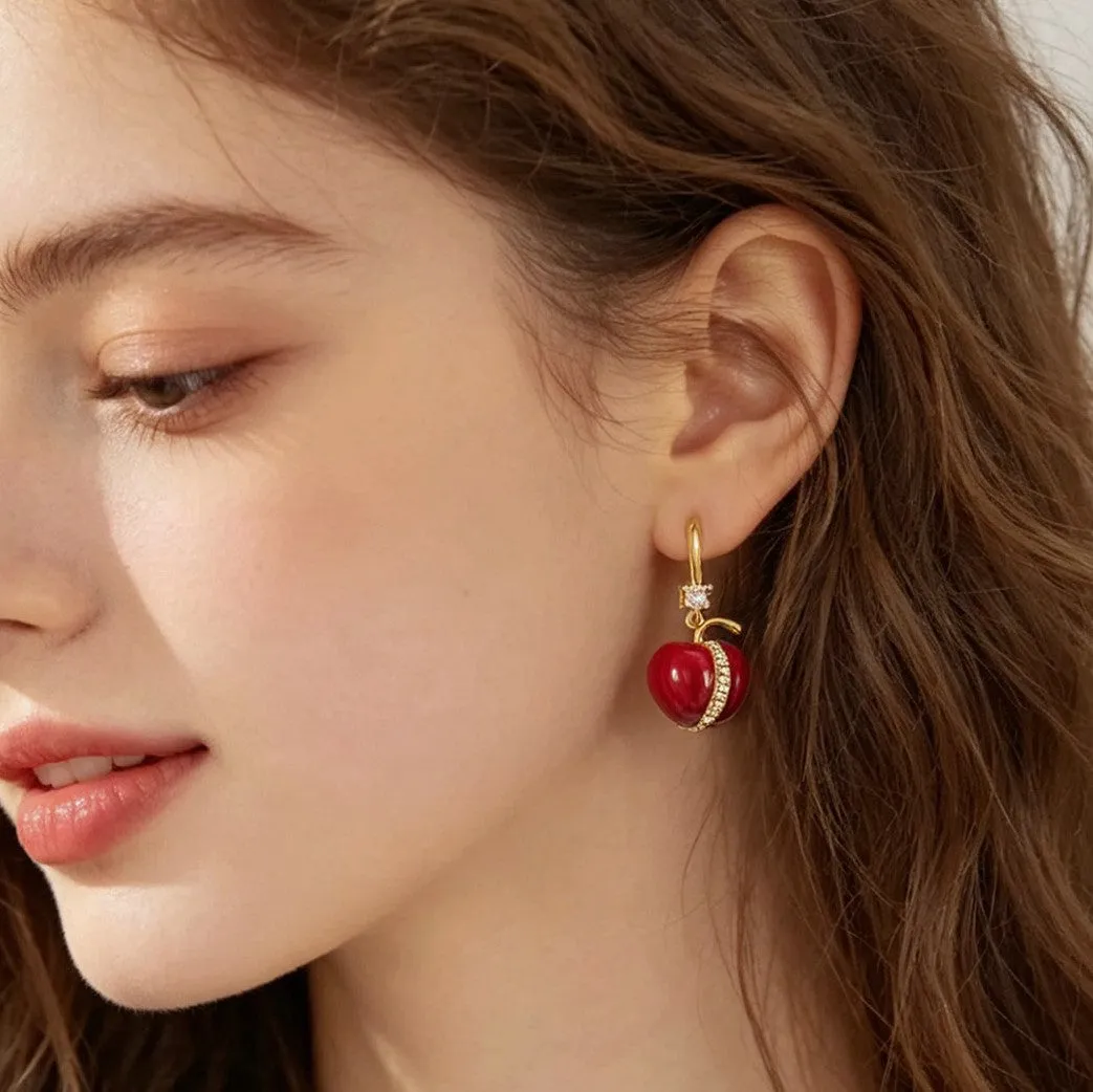 Cherry Earrings sold by Selenichast product image thumbnail 3