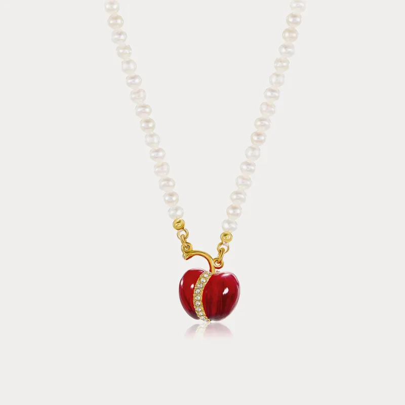 Cherry Necklace made by Selenichast