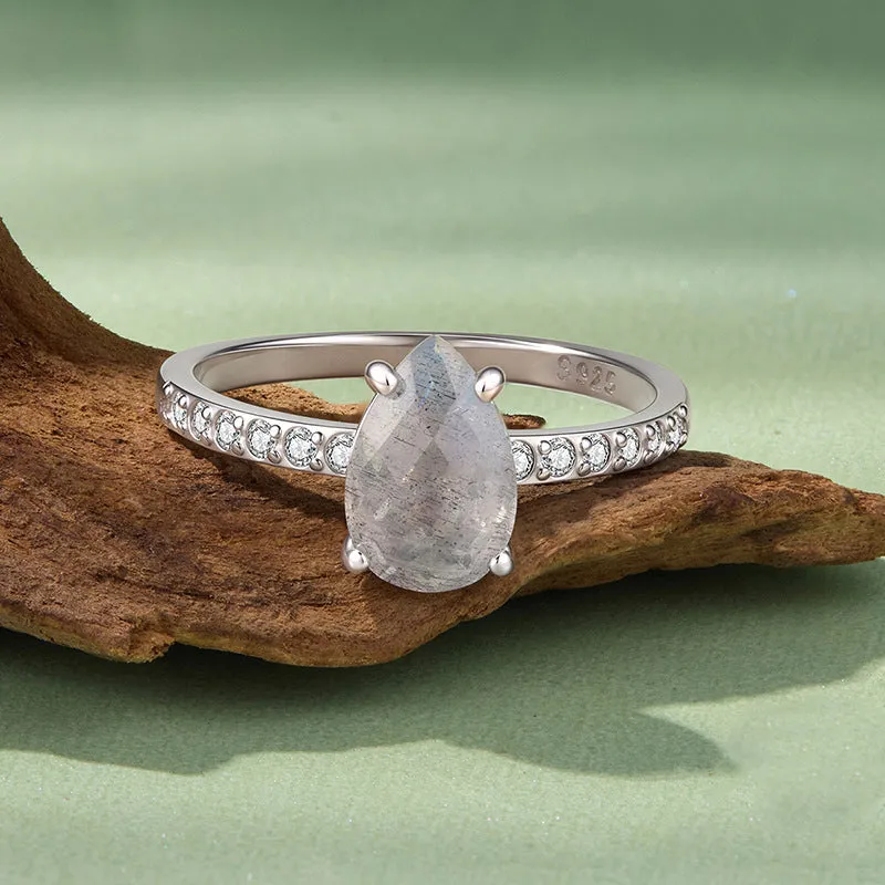 Moonstone Gemstone Ring sold by Selenichast product image thumbnail 5