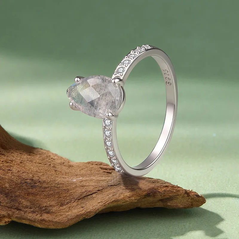 Moonstone Gemstone Ring sold by Selenichast product image thumbnail 3