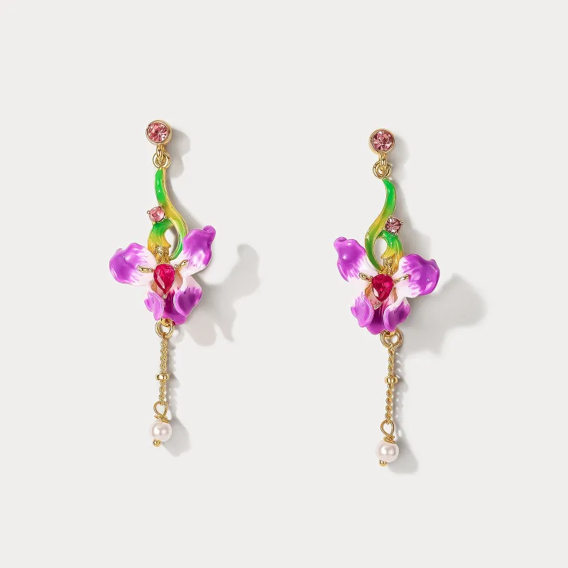 Iris Earrings made by Selenichast
