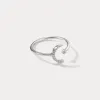 Silver Moon Ring sold by Selenichast