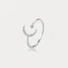 Silver Moon Ring sold by Selenichast