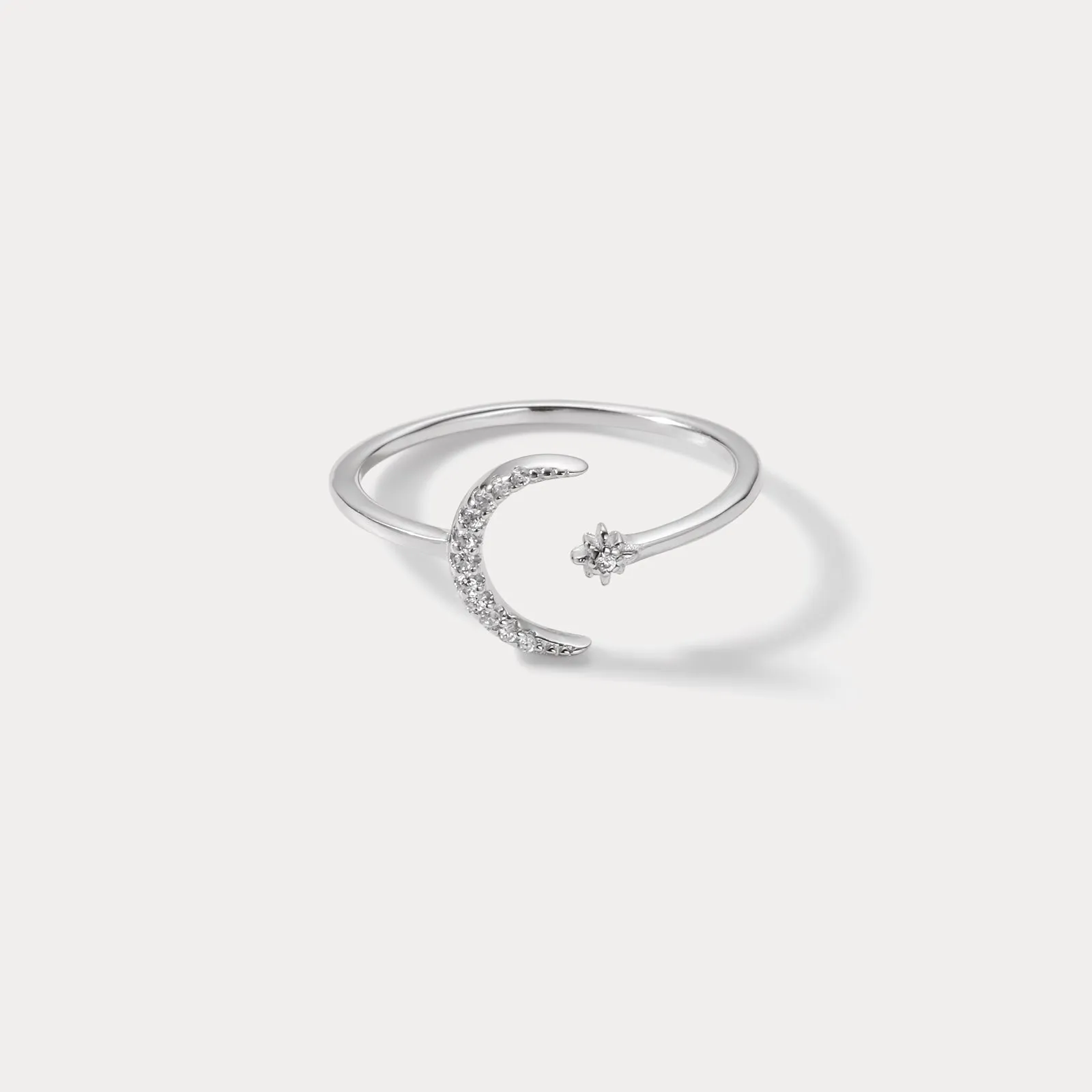 Silver Moon Ring sold by Selenichast product image thumbnail 4