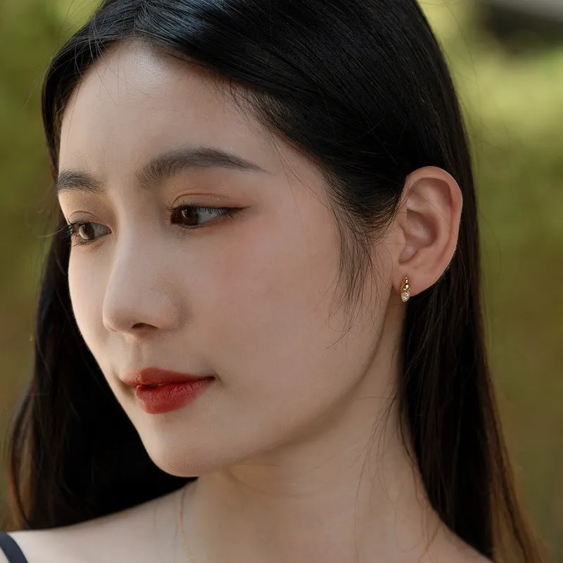 Gold Conch Shell Earrings sold by Selenichast product image thumbnail 4