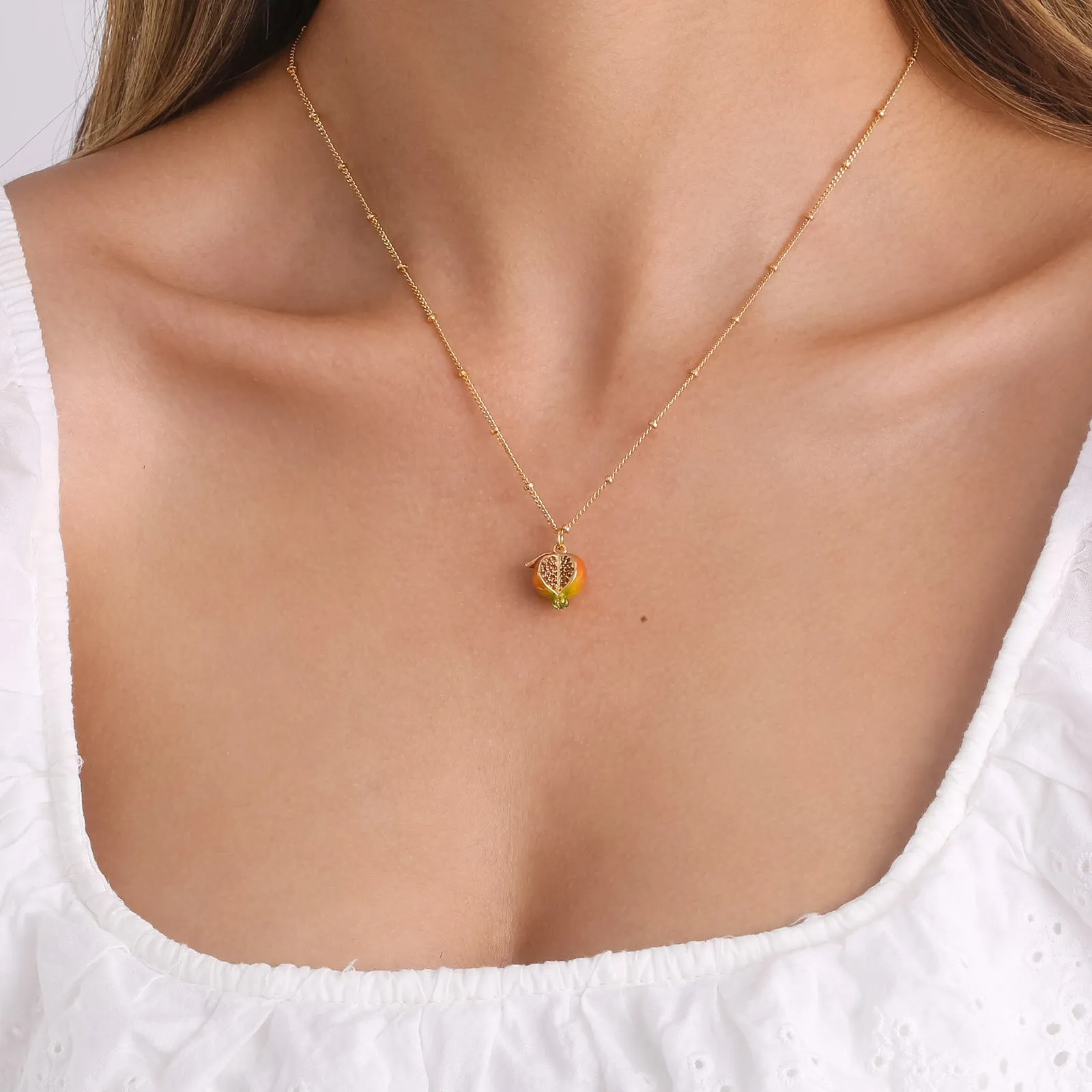 Pomegranate Necklace sold by Selenichast product image thumbnail 5