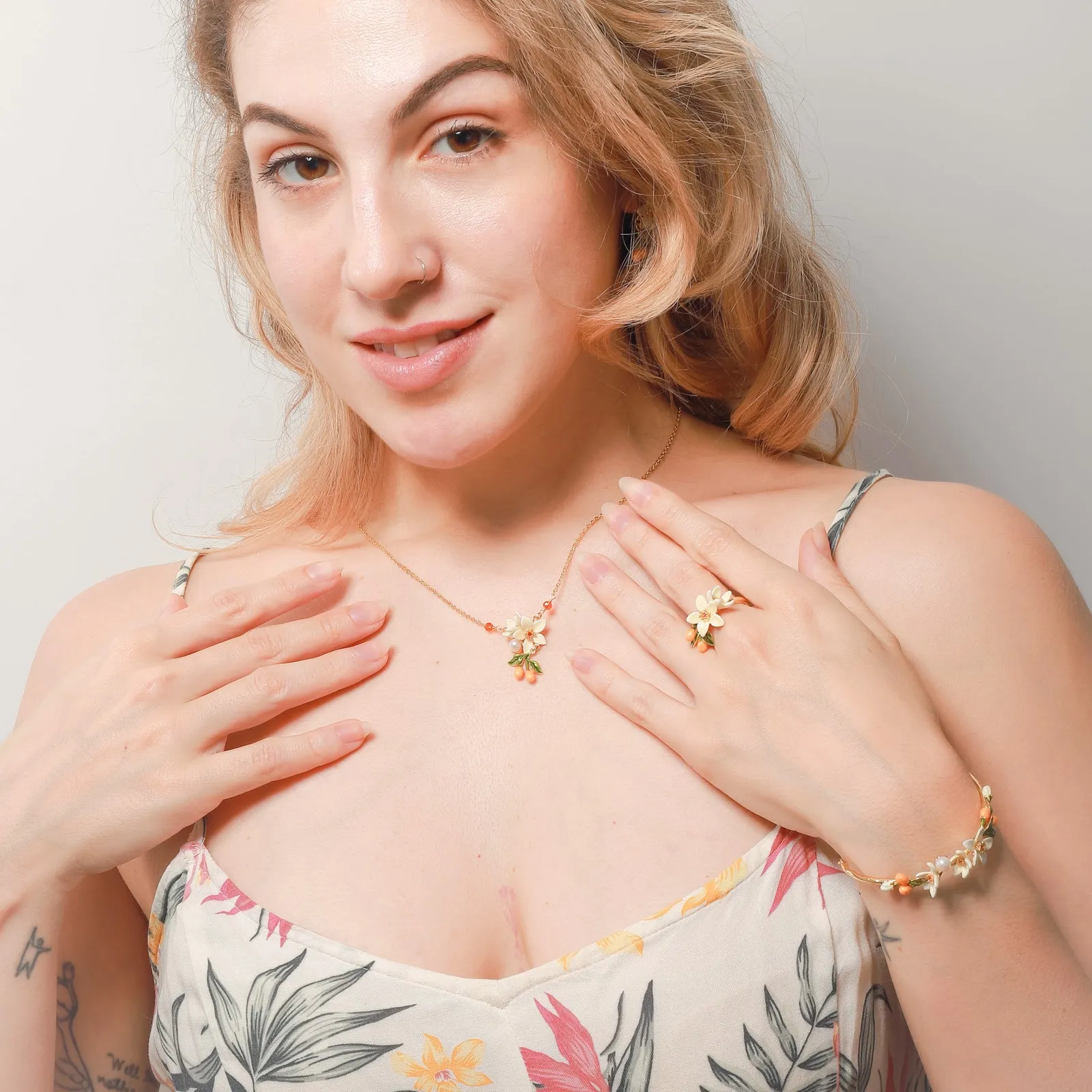 Orange Blossom Necklace sold by Selenichast product image thumbnail 3