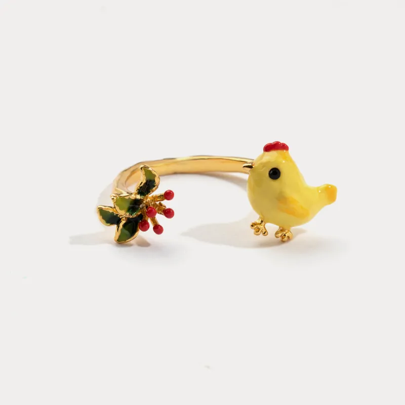 Little Chick Flower Ring sold by Selenichast