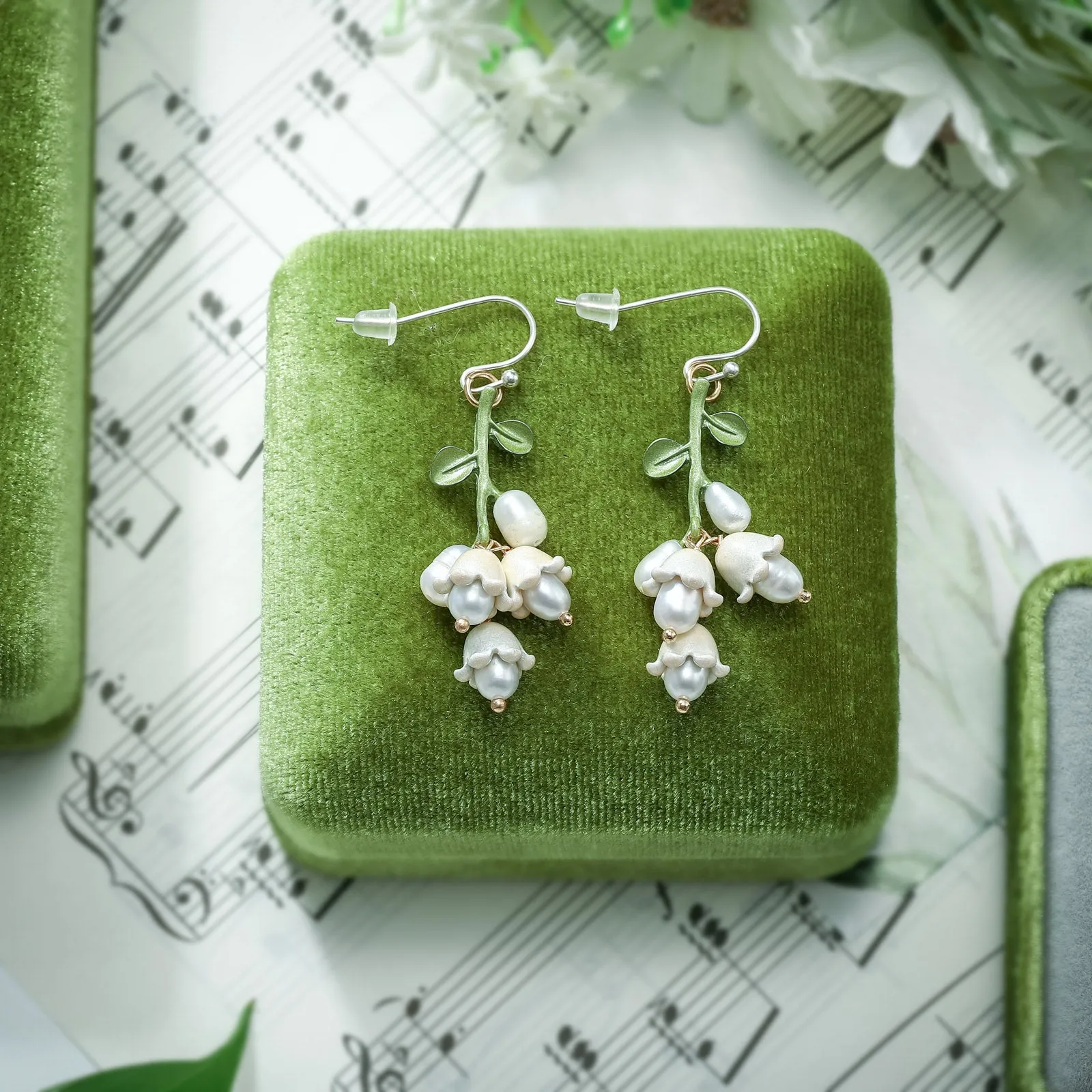 Lily Of The Valley Earrings sold by Selenichast product image thumbnail 5