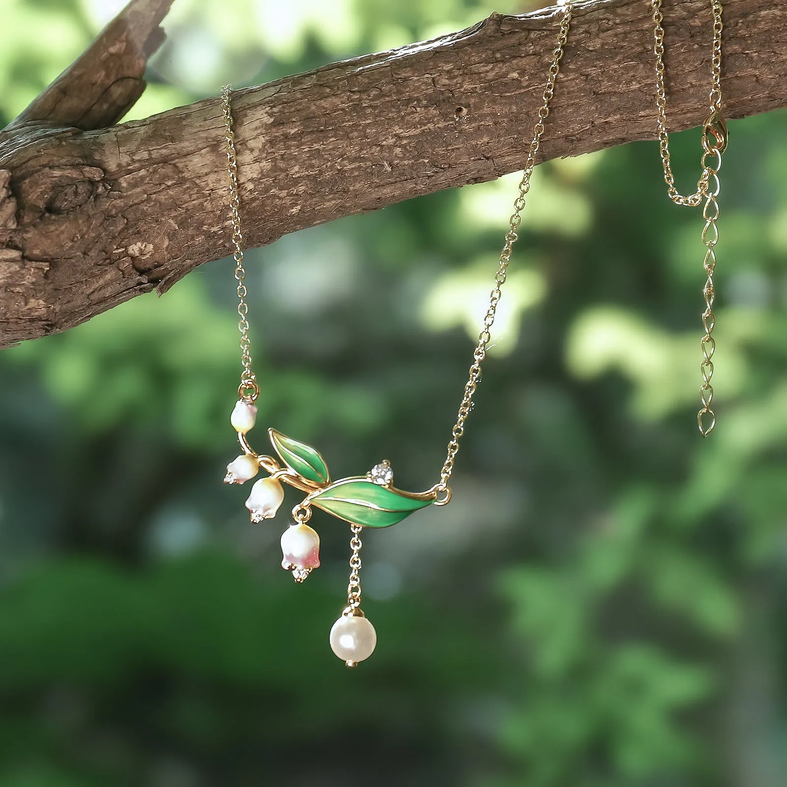 Lily Of The Valley Pearl Gift Set with Gift Wrapping sold by Selenichast product image thumbnail 4