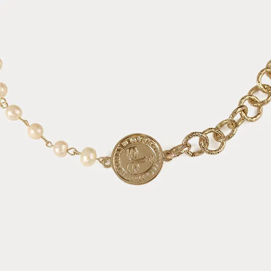 Coin Pearl Bracelet sold by Selenichast product image thumbnail 4